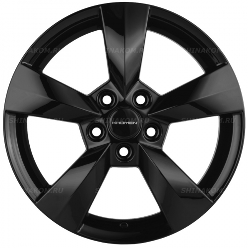 Большое фото товара - 6*15 5*100 ET40 57,1 Khomen Wheels KHW1504 Black (Polo), 10205396. Вариант №2