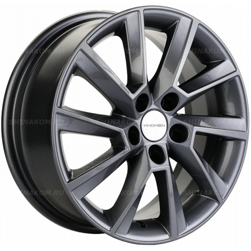 Большое фото товара - 6*16 5*100 ET38 57,1 Khomen Wheels KHW1604 Gray, 10208721. Вариант №1