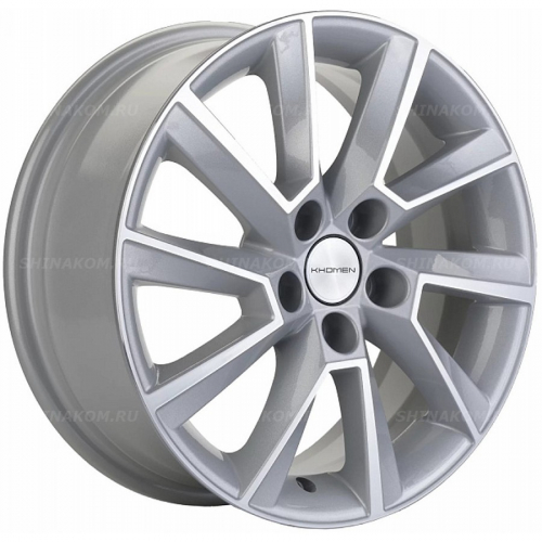Большое фото товара - 6*16 5*100 ET38 57,1 Khomen Wheels KHW1604 F-Silver-FP (Kamiq/Rapid/Scala), 10219710. Вариант №1