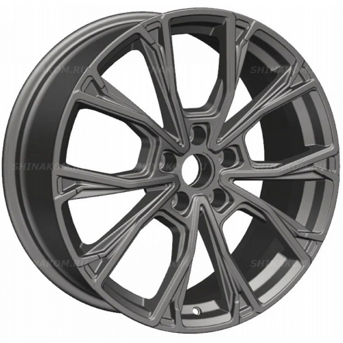 Большое фото товара - 7,5*19 5*108 ET46 63,4 Khomen Wheels KHW1907 Gray (Geely Monjaro/Tugella), 10249476. Вариант №1