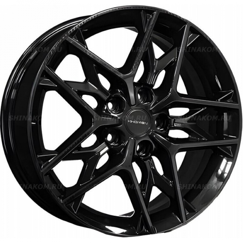 Большое фото товара - 7*17 5*110 ET46 63,3 Khomen Wheels KHW1709 Black, 10255330. Вариант №1