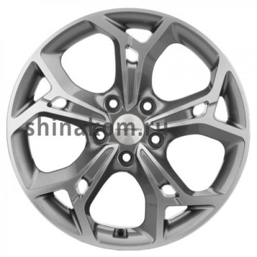 Большое фото товара - 7*17 5*110 ET46 63,3 Khomen Wheels KHW1702 Gray-FP, 10256956. Вариант №1