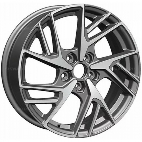 Большое фото товара - 6,5*17 5*114,3 ET45 67,1 Khomen Wheels KHW1722 Gray-FP (Mazda3/CX30), 10257736. Вариант №1