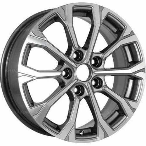 Большое фото товара - 6,5*16 5*114,3 ET50 66,1 Khomen Wheels KHW1605 Gray-FP (Renault/Nissan), 10266374. Вариант №1
