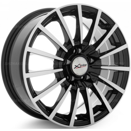 Большое фото товара - 6,5*15 5*114,3 ET45 67,1 X-trike X-106 BK/FP, 10267978. Вариант №1