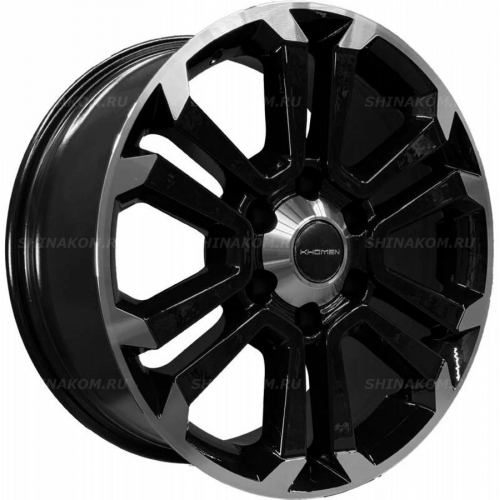 Большое фото товара - 7,5*18 6*139,7 ET25 106,1 Khomen Wheels KHW1817 Black-FP, 10269462. Вариант №1