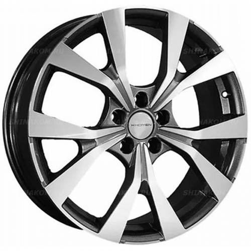 Большое фото товара - 7*19 5*114,3 ET45 60,1 Khomen Wheels KHW1906 Gray-FP (Changan CS85 Coupe), 10274859. Вариант №1