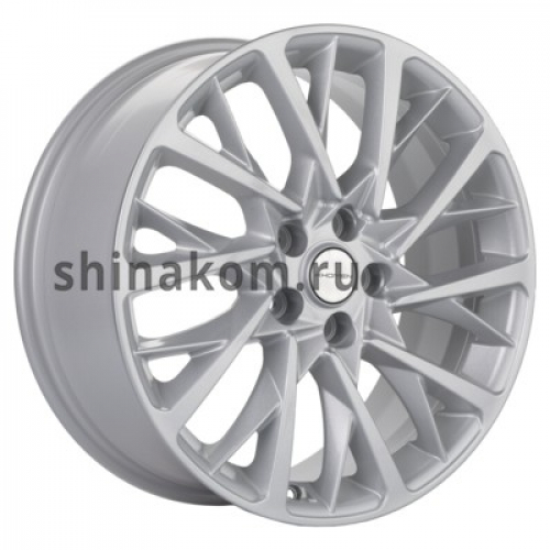 Большое фото товара - 7,5*18 5*112 ET43 57,1 Khomen Wheels KHW1804 F-Silver (Kodiaq/Tiguan), 10284278. Вариант №1