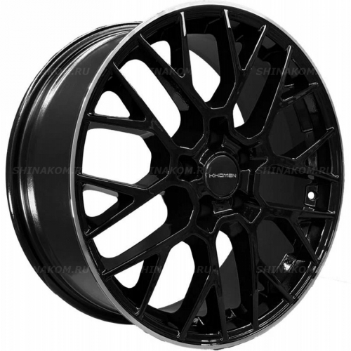 Большое фото товара - 7*18 5*114,3 ET51 67,1 Khomen Wheels KHW1818 Black MR, 10284295. Вариант №1