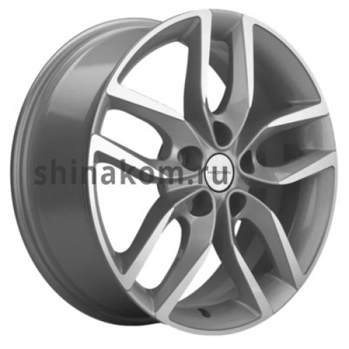 Большое фото товара - 6,5*17 5*114,3 ET45 67,1 Khomen Wheels KHW1708 F-Silver-FP (Mazda3/CX30), 10284298. Вариант №1