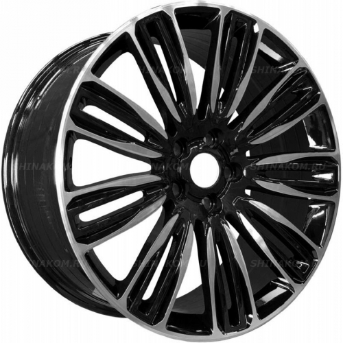 Большое фото товара - 9,5*21 5*120 ET48 72,56 PDW 5312 Gloss Black Machine Face, 10284791. Вариант №1