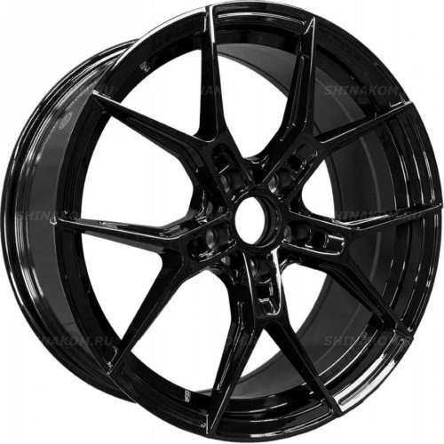 Большое фото товара - 7,5*17 5*108 ET38 73,1 Hengde 5063 Gloss Black, 10288400. Вариант №1
