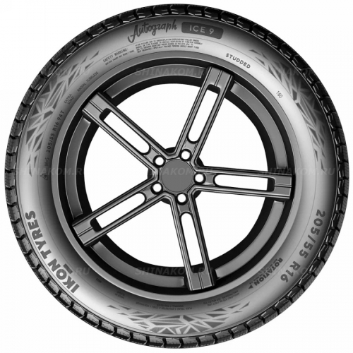 Большое фото товара - 255/40 R19 100T Ikon / Nokian Tyres Autograph Ice 9 XL, 3246548607. Вариант №3